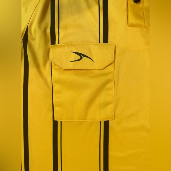 Score AL Soccer REFEREE JERSEY Shirt Yellow & Black Short Sleeve Size: L Men’s - Picture 5 of 14